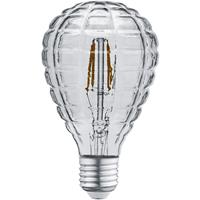 BES LED LED Lamp - Filament - Trion Topus - 4W - E27 Fitting - Warm Wit 3000K - Rookkleur - Glas