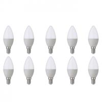 BES LED LED Lamp 10 Pack - E14 Fitting - 6W - Helder/Koud Wit 6400K