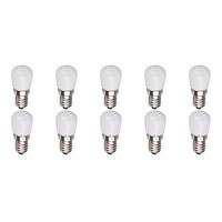 BES LED LED Lamp 10 Pack - Aigi Santra - 1.5W - E14 Fitting - Helder/Koud Wit 6500K - Mat Wit - Glas