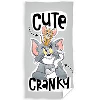 Tom & Jerry Strandlaken Cute And Cranky - 70 X 140 Cm - Katoen