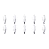 PHILIPS LED Lamp 10 Pack - CorePro Candle 827 B35 FR - E14 Fitting - 5.5W - Warm Wit 2700K | Vervangt 40W
