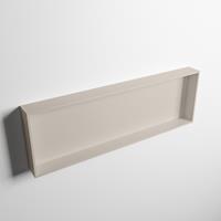 Mondiaz Easy nis 89,5x29,5cm solid surface - Linen / Linen - 1 vak