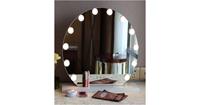 LEDMIRROR Make up spiegel met LED verlichting - Tactiele schakelaar Agoedilla Ø36,5 cm