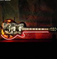 Fiftiesstore Led Zeppelin - Gibson Gitaar Neon Verlichting 119 x 45 cm