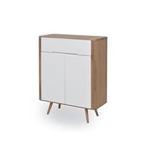 Gazzda Ena Dresser 1 - Houten ladekast - Whitewash - 90 cm