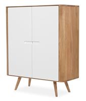 Gazzda Ena Cabinet 2 Doors - Houten opbergkast - Naturel - 110 cm