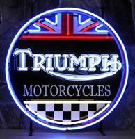 Fiftiesstore Triumph Motorcycles Neon Verlichting - 60 x 60 cm