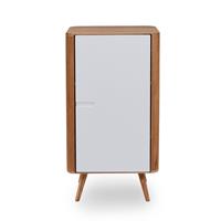 Gazzda Ena Cabinet 1 Door - Houten opbergkast - Naturel - 170 cm