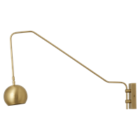 Dry FLWRS Athene Gouden Wandlamp, Globe