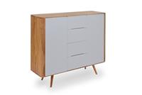 Gazzda Ena Dresser 2 - Houten ladekast - Naturel - 135 cm