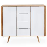 Gazzda Ena Dresser 2 - Houten ladekast - Naturel - 180 cm