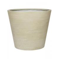Pottery Pots Cement Couple Straight L Beige Washed 58x50 cm Ficonstone ronde plantenbak