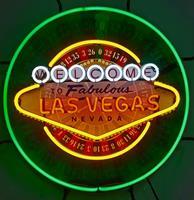 Fiftiesstore Las Vegas Roulette Neon Verlichting - 60 cm