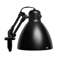 Glamox LED wandlamp L-1 met wandhouder WBR zwart