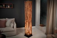 Vloerlamp Nature Art 175cm Massief Longan Hout - 40484