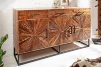 Dressoir Wood Art 160cm Massief Mango Hout - 40525