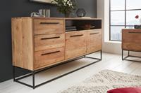 Dressoir Straight 165cm Massief Acacia Hout - 40295