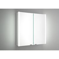 Muebles Ally spiegelkast met verlichting zijkant 73x65cm wit