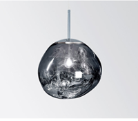 NJOY hanglamp glas 20cm chroom