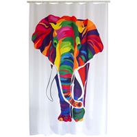Ridder Duschvorhang Textil Elephant multicolor 180x200 cm