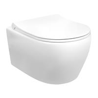 SaniGoods Acora toilet met RVS bidetsproeier wit