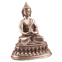 Spiru Japanse Boeddha Beeld Messing Amithaba - 10 cm