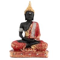 Spiru Mediterende Boeddha Geschilderd (23 cm)