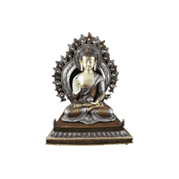Spiru Boeddha Sakyamoeni Aura Tweekleurig - 29 cm