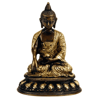 Spiru Boeddha Sakyamoeni Tweekleurig (15 cm)
