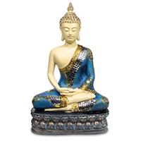 Spiru Thaise Boeddha Beeld Handreiking Aarde Polyresin Wit - 20 x 15 x 32 cm