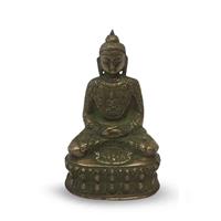Spiru Boeddha Groene Poeder Afwerking (14 cm)