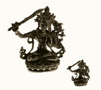 Spiru Minibeeldje Manjushri Boeddha van Wijsheid - 7 cm
