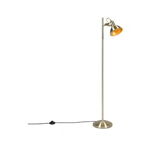 QAZQA Industrielle Stehlampe Gold / Messing 1-flammig - Tommy