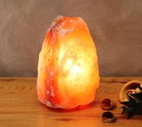 HIMALAYA SALT DREAMS Salzkristall-Tischlampe »Rock«, Handgefertigt aus Salzkristall - jeder Stein ein Unikat, H: ca.18 cm, ca.2-3 kg