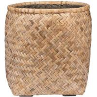 Pottery Pots Bohemian Zayn M Bamboo ronde beige plantenbak 55x60cm voor binnen en buiten