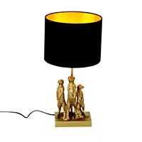 WV Design Tafellamp Stokstaartjes Goud/Zwart