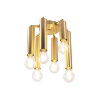 QAZQA Art Deco Deckenleuchte Gold 6-Licht -Facil