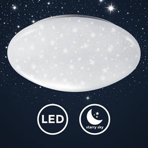 B.K.LICHT LED Decken-Lampe Sternenlicht Deckenleuchte Glitzereffekt Sternenlampe