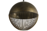 Countryfield Moderne brons ''Kaspian'' pendant lamp E27 L - L50xB50xH54 cm