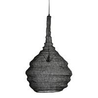 Countryfield Moderne zwarte ''Bodhi'' pendant lamp E27 S - L38,5xB38,5xH68 cm