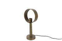 Countryfield Moderne brass ''Largo'' tafellamp hoog  E27 S - L22xB15xH49 cm