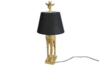 Countryfield Moderne gouden ''Orwell'' giraffe lamp E27 - L31,5xB30xH71 cm