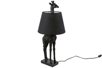 Countryfield Moderne zwarte ''Orwell'' giraffe lamp E27 - L31,5xB30xH71 cm