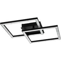 EGLO LED-Deckenleuchte SCHWARZ/TRANSP.'LEJIAS' (99799) - 