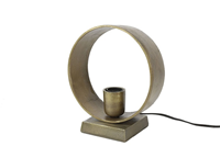 Countryfield Moderne brass ''Largo'' tafellamp E27 S - L22xB11,5xH25 cm
