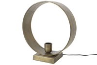 Countryfield Moderne brass ''Largo'' tafellamp E27 L - L35xB15xH38,5 cm