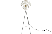 Countryfield Moderne brons ''Hasper'' lamp E27 L - L40xB33,5xH138 cm