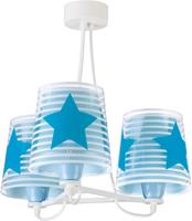 Dalber Light Feeling 3-lamps hanglamp 81197T blauw