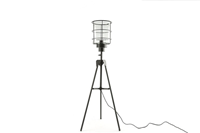 Countryfield Moderne zwarte ''Roald'' lamp E27 S - L38xB45xH109 cm