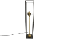 Countryfield Moderne brass ''Kosta'' vloerlamp E27 L - L20xB20xH100 cm